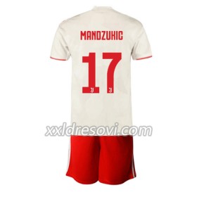 Juventus MANDZUKIC 17 Drugi Dječji Komplet Dresovi za Nogomet 2019-2020 (+ kratke hlače)